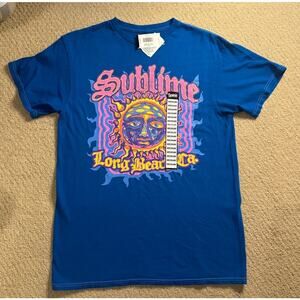 NWT Spencer's Sublime Long Beach Blue Tee